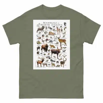 Mammals of North Dakota - Men's classic tee - Image 5