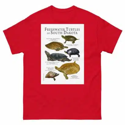 Freshwater Turtles of South Dakota - men's classic tee - Image 3
