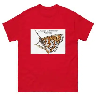 Arachne Checkerspot Butterfly - Men's classic tee - Image 3