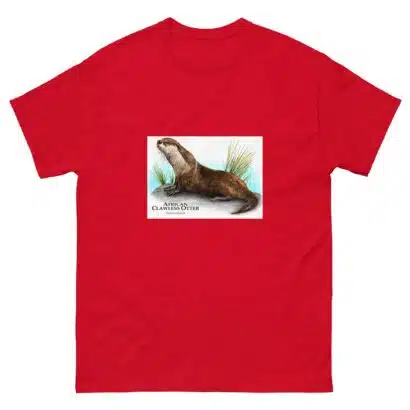 African Clawless Otter - Men's classic tee - Image 3