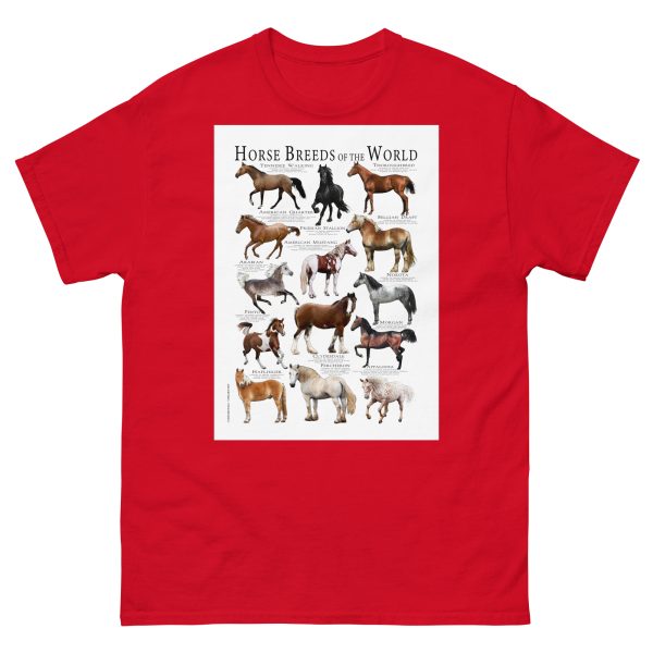 Horse Breeds of the World - Men's classic tee - Image 3