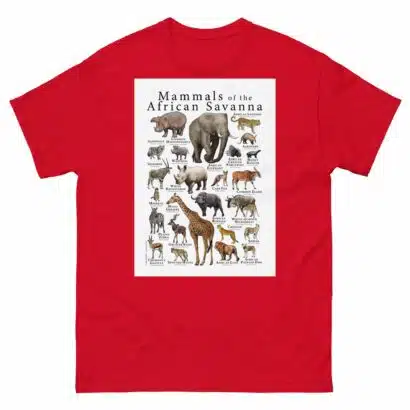 Mammals of the African Savanna - Men's classic tee - Image 3