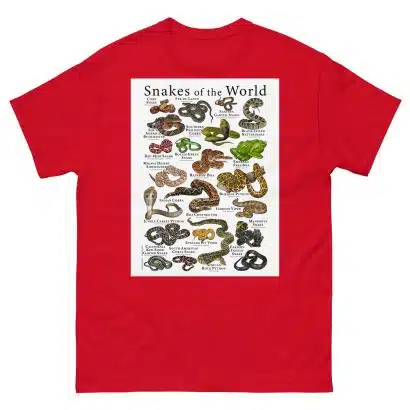 SNAKEDLOWS Tシャツ Snakes of the World - Men's classic tee