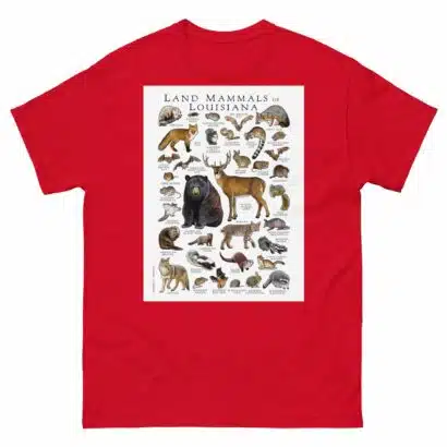 Land Mammals of Louisiana Men's classic tee - Image 3