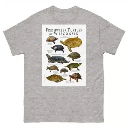 Freshwater Turtles of Wisconsin - Men's classic tee - Image 9
