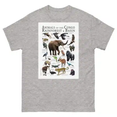 Animals of the Congo Rainforest - Men's classic tee - Image 9