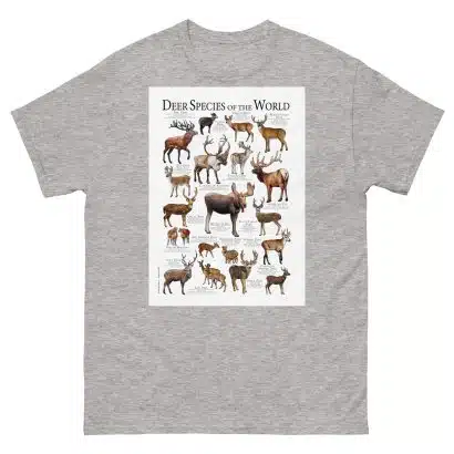 Deer Species of the World - Men's classic tee - Image 9