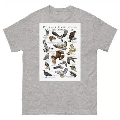 Diurnal Raptors of the Pacific Northwest - Men's classic tee - Image 9