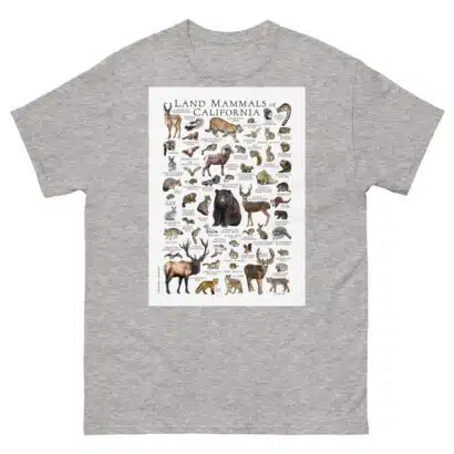 Land Mammals of California - Men's classic tee - Image 9