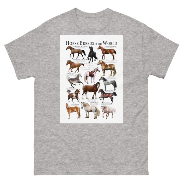 Horse Breeds of the World - Men's classic tee - Image 9