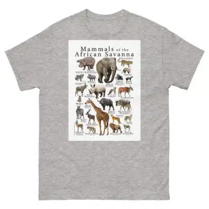 Mammals of the African Savanna - Men's classic tee - Image 9