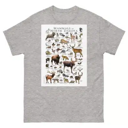 Mammals of North Dakota - Men's classic tee - Image 9