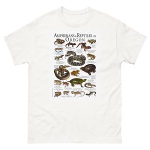 Amphibians and Reptiles of Oregon t-shirt