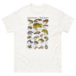 amphibians of Vermont t-shirt