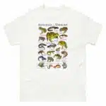amphibians of Vermont t-shirt