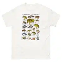 amphibians of Vermont t-shirt