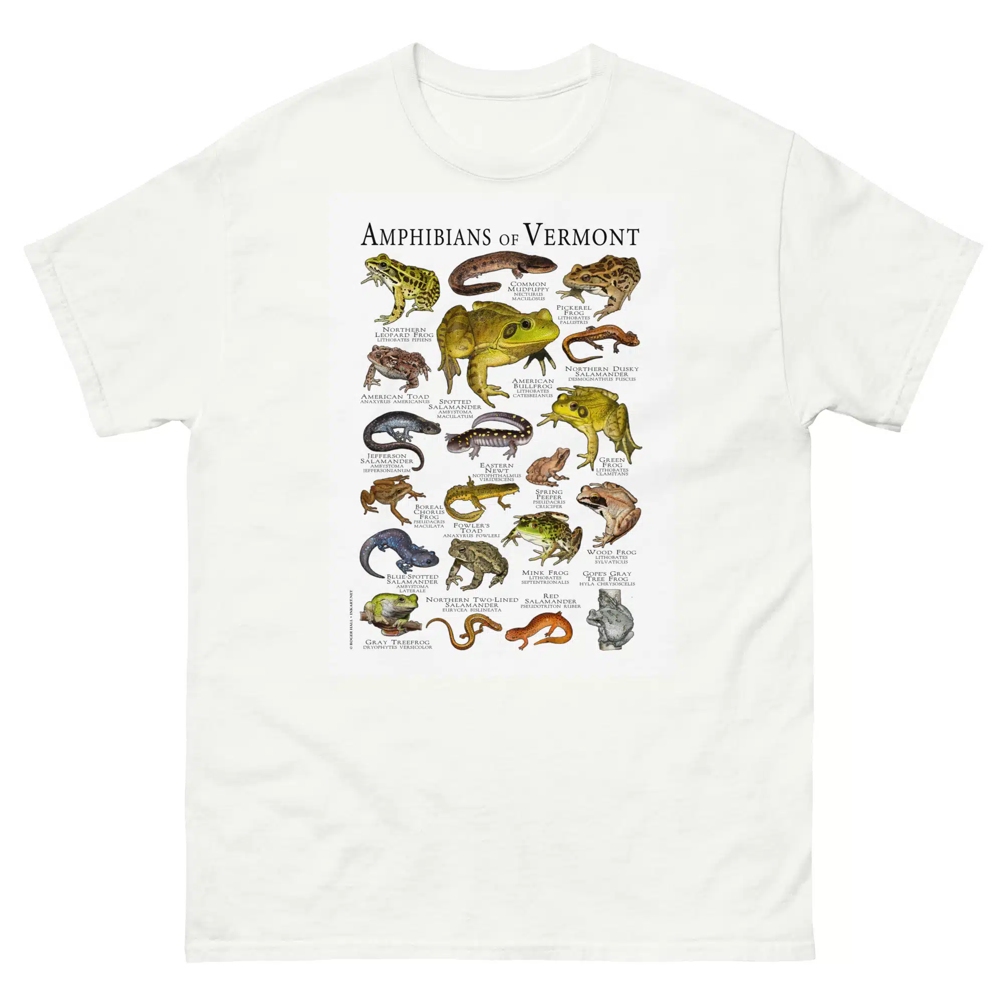 amphibians of Vermont mens-classic-tee amphibians of Vermont t-shirt