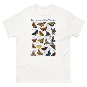 Butterflies of West Virginia t-shirt