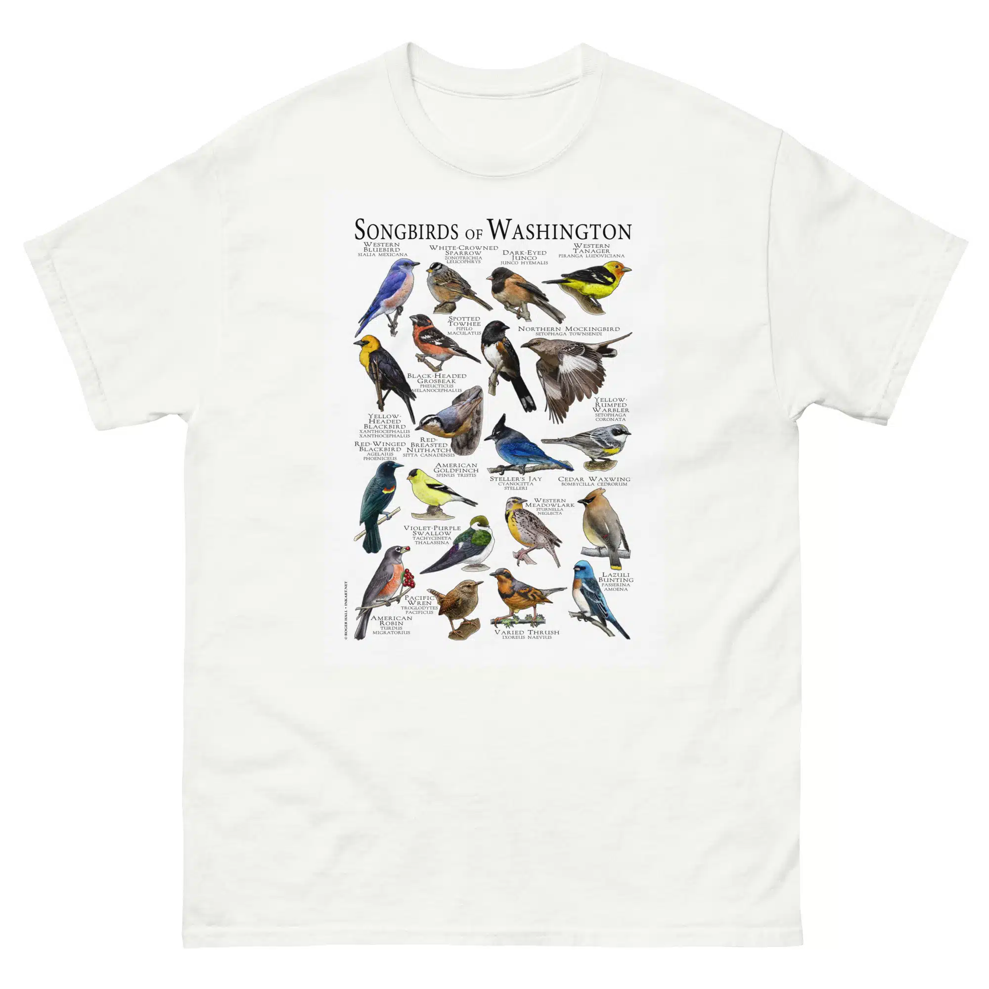 Songbirds of Washington State mens-classic-tee Songbirds of Washington State t-shirt