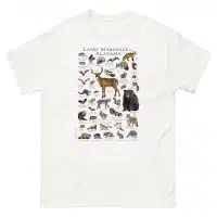 Land Mammals of Alabama t-shirt