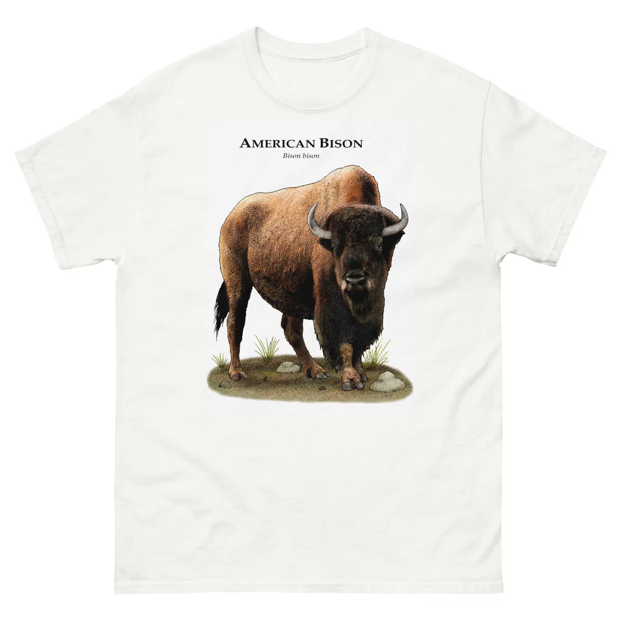 American Bison (Bison bison) mens-classic-tee American Bison (Bison bison) t-shirt