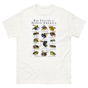 Bee Species of North America t-shirt