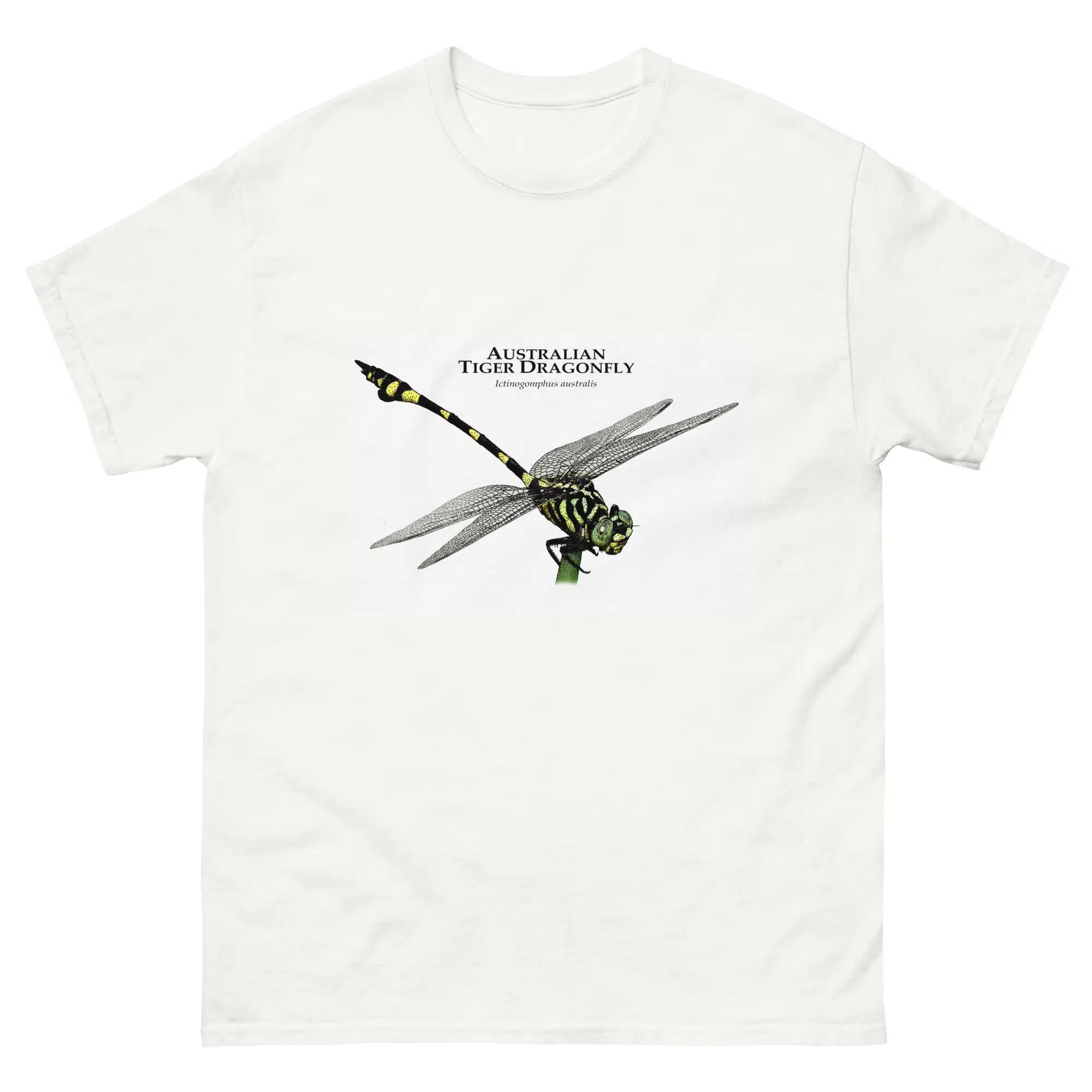 Australian Tiger Dragonfly (Ictinogomphus australis) mens-classic-tee Australian Tiger Dragonfly (Ictinogomphus australis) t-shirt