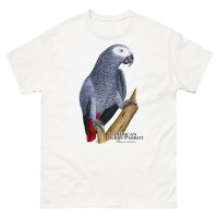 African Gray Parrot (Psittacus erithacus) t-shirt