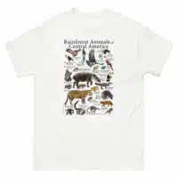 Rainforest animals of Central America t-shirt