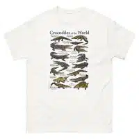 Crocodiles of the World t-shirt