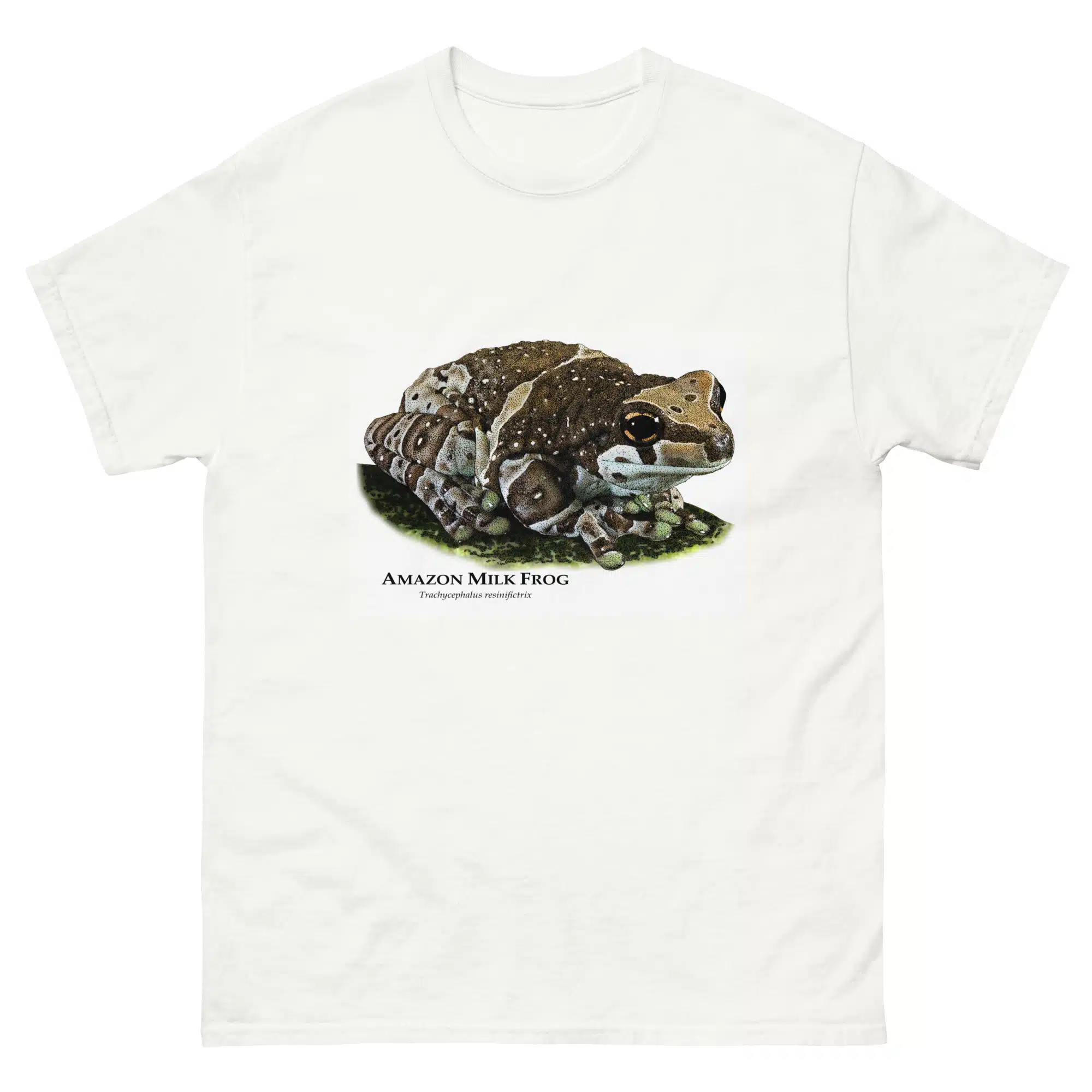 Amazon Milk Frog (Trachycephalus resinifictrix) mens-classic-tee-white Amazon Milk Frog (Trachycephalus resinifictrix) t-shirt