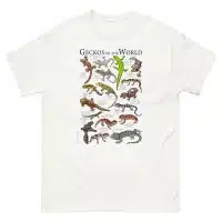 Geckos of the World t-shirt