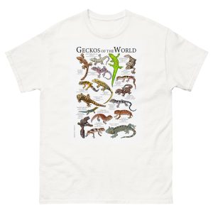 Geckos of the World t-shirt