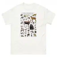 Land Mammals of Connecticut t-shirt