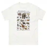 Mammals of the African Savanna t-shirt