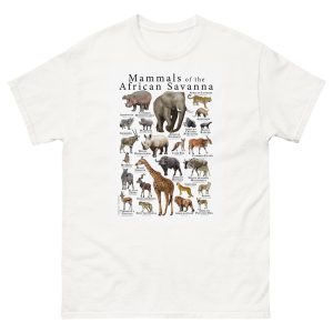 Mammals of the African Savanna t-shirt