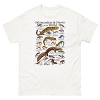 Salamanders & Newts of the world t-shirt