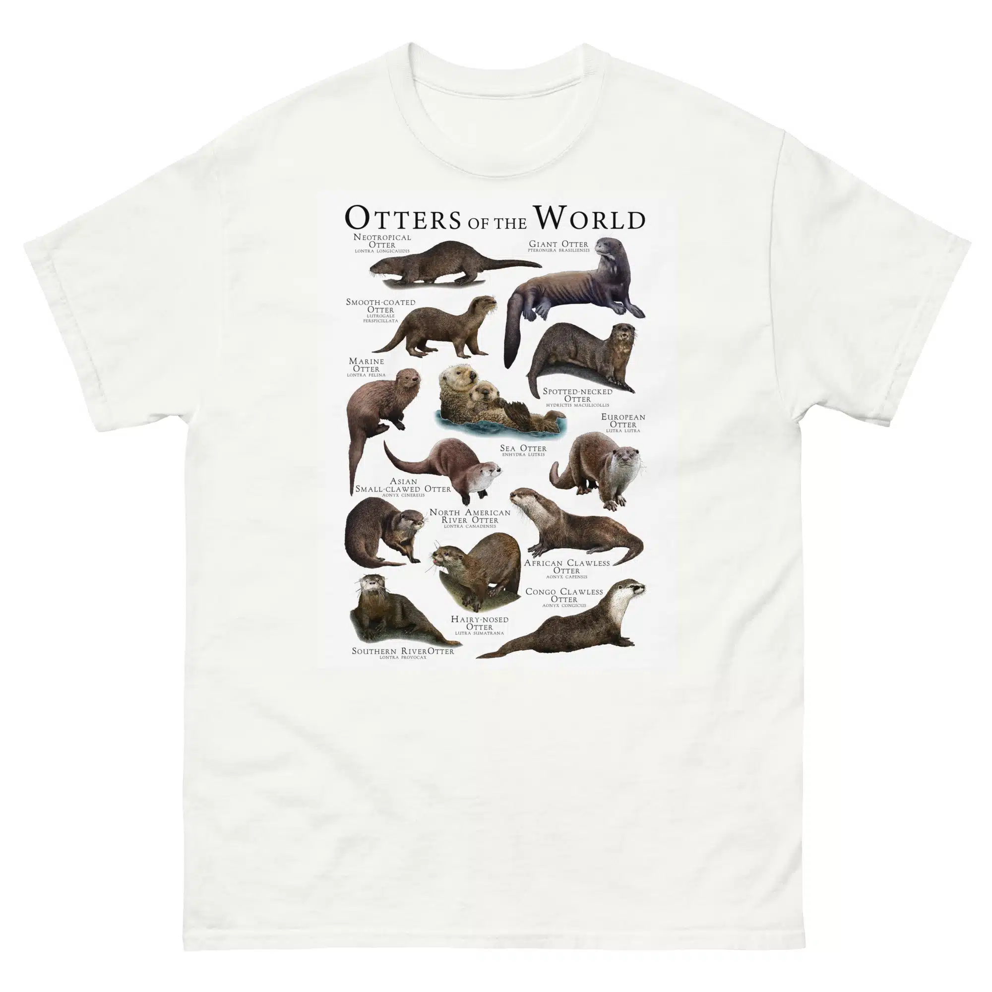 Otters of the World mens-classic-tee Otters of the World t-shirt