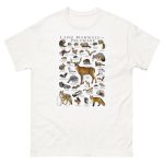Land Mammals of Delaware t-shirt
