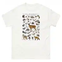 Land Mammals of Delaware t-shirt