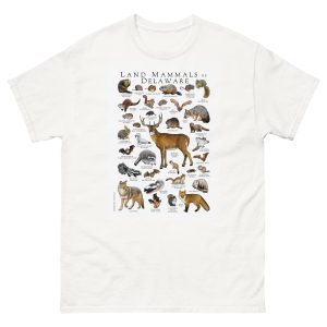 Land Mammals of Delaware t-shirt
