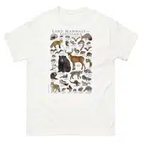 Land Mammals of Louisiana t-shirt