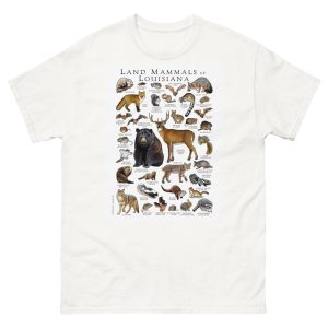 Land Mammals of Louisiana t-shirt