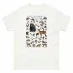Land Mammals of Maryland t-shirt
