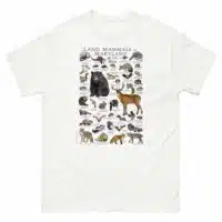Land Mammals of Maryland t-shirt