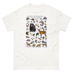 Land Mammals of Maryland t-shirt