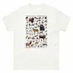 Mammals of Minnesota t-shirt