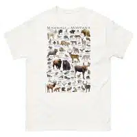 Mammals of Montana t-shirt