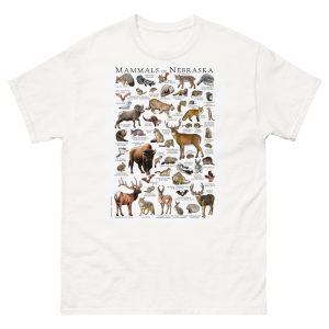 Mammals of Nebraska t-shirt