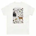 Land Mammals of New Jersey t-shirt